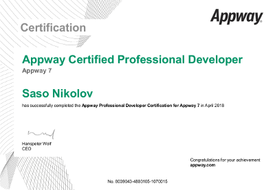 appway 7 developer 